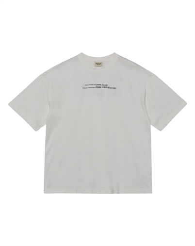 Halo - Graphic Boxy T-shirt - Marshmallow